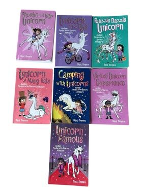 Phoebe and Her Unicorn Books #1, 2, 4, 7,  11, 12, 13